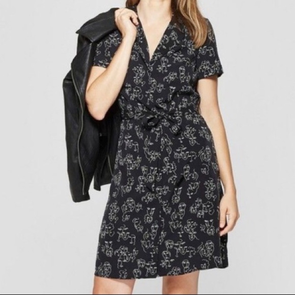 A new day x Vital Voices short sleeve shirt dress